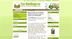 Desktop Screenshot of eco-handbags.ca